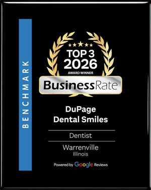DuPage Dental Smiles Award Plaque